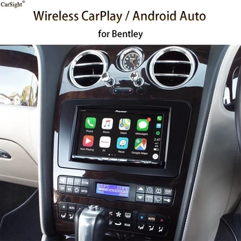 Sem Fio Apple Carplay Para A Bentley Continental Flying Spur -2018 Android Auto Car Jogar Módulo Caixa De Kit De Suporte De Câmera Traseira