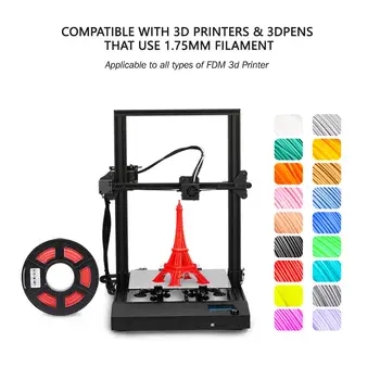 Enotepad PLA impressora 3D Cunsumtion 1,75 mm PLA Filamento Com a diretiva RoHS, Alcance para DIY Dons Especiais Cheia de Cores
