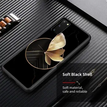 Caso de telefone para Samsung Galaxy S20 S21 FE S20 S8 S10 S10E S9 Lite Ultra Plue 5G S7 Borda Coque Cobertura Brilhante Borboleta
