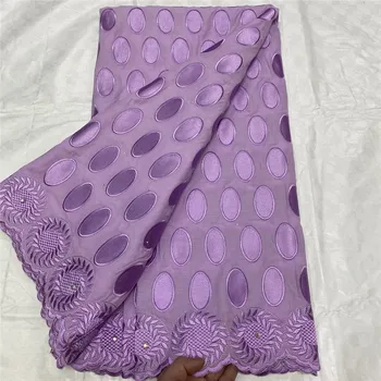 2020 Nigeriano Laço de Tecido de Alta Qualidade laço Laço Suíço Na Suíça Material de Tecido Para o Vestido das Mulheres Africanas de Renda L18-91