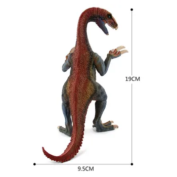 Quente Jurassic Tiranossauro Pterosaur Carnotaurus Dinossauros Modelos De Plástico Therizinosaurus Animal Figuras De Ação Da Coleção Brinquedos