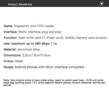 Micro celular OTG multi-função de leitor de cartão do TF cartão de Android para cartão MicroSD de liga de alumínio fivela de leitor de cartão de ConvertersTSLM1