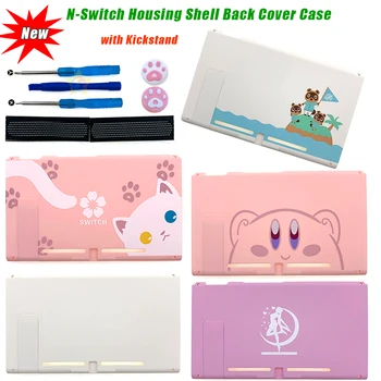 2020 Para Nintend Switch de Console de Substituição Sakura cor-de-Rosa de Habitação Shell Capa para Nintendo Switch de Console de Volta Faceplate Caso