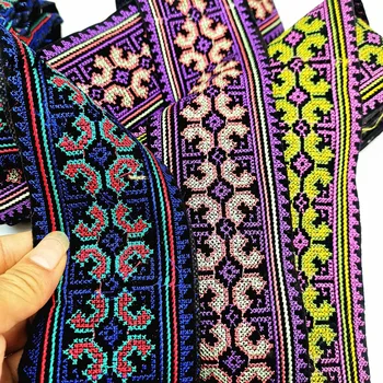 1 Metros EmbroideryTrims Fita De Costura De Apliques De Roupas Enfeite De Tecido Artesanato Diy Artesanal Estilo Nacional