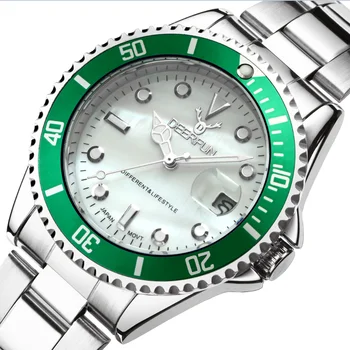 2018 novo Veado Divertido relógios de homens de marcas de luxo militar de relógios de homens de aço banda de relógios de pulso de moda esporte impermeável relógio masculino