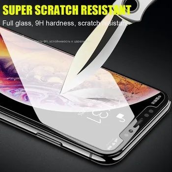 9D 3Pcs de Vidro Temperado No iPhone 7 8 6 6s Mais de 5 anos SE Protetor de Tela Para o iPhone X XR XS 11 12 Pro Max Vidro de Proteção