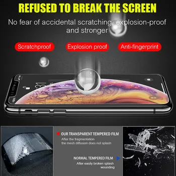 9D 3Pcs de Vidro Temperado No iPhone 7 8 6 6s Mais de 5 anos SE Protetor de Tela Para o iPhone X XR XS 11 12 Pro Max Vidro de Proteção