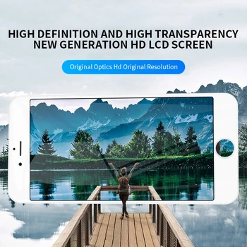 AAAAA Tela de LCD Para o iPhone 6 6 7 8 Plus 5 de 5 anos SE 2020 Display LCD de Tela Digitalizador Assembly Com 3D Substituição do Toque do LCD Ferramentas
