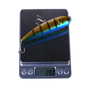 1Pcs Topwater Lápis Lure115mm 21 g de Iscas de Pesca Pesca Artificial Minnow Rígido Iscas Flutuantes Wobblers Superfície de Pesca