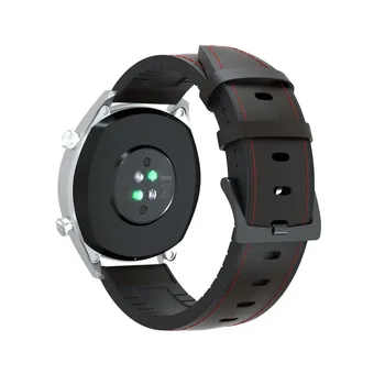Pulseira huawei assistir gt 2e/amazfit bip/gts inteligente pulseiras de relógio para Huawei assistir 2 Sport/Amazfit GTS Couro+Pulseira de Silicone