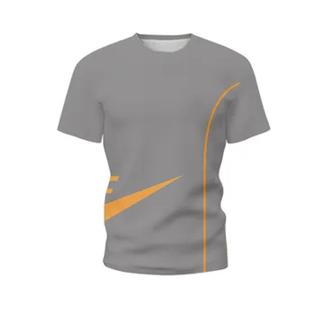 2021 Homens de Terno dos Esportes, T-shirt + Shorts de Treino do Terno de 2 peças de Conjunto Execução de Carta 3D Puro de Impressão de Cor de Manga Curta Sportswear