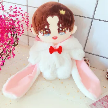 20cm de Pelúcia Boneca animal do gado gato coelho Urso Roupas uma peça de Acessórios do vestuário para a Coreia do Kpop EXO Ídolo Roupas de Bonecas