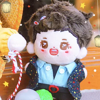 Anime Untamed Xiao Zhan Curto de Pelúcia Pequena Boneca de Almofadas Bonito Mudar de Roupa Brinquedos Almofada de desenhos animados Presentes de Natal 10cm