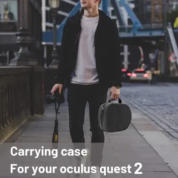 Portátil de Armazenamento Saco Para o Oculus Quest 2 VR Fone de ouvido à prova de Choque de Realidade Virtual de Viagens estojo de Transporte Para a Busca/Quest 2 Acessórios