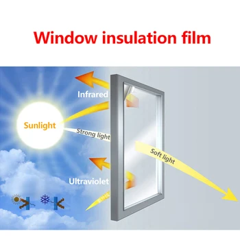 Um espelho de vinil adesivo película anti olhando de privacidade Protetor solar apagão de vidro Adesivos removíveis de tingimento da cor de cinema