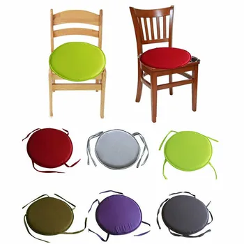 Almofadas com Laços - Cadeira de volta Almofadas de Assento Não-Deslizamento Engrossado para Poltronas de Jardim ao ar livre Indoor Cadeiras para a Home Bar