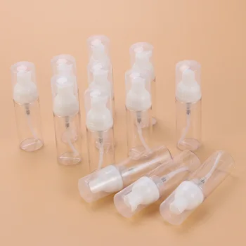 12pcs 60ML, Bomba de Garrafa de Espumante Garrafa de Cosméticos Distribuidor para Shampoos Facial Cleanser Sabão Líquido (Transparente)