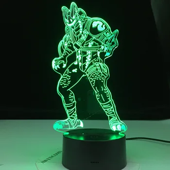 Battle Royale Figura Luminosa LED 3D Colorido Flash de Luz da Mesa 3D Noite Lâmpada de Brinquedo para crianças, Crianças Jogo de Anime Dropshipping