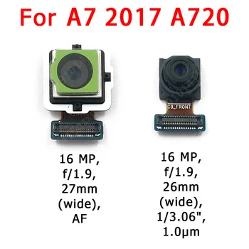 Frente Original De Volta Câmera Traseira Para Samsung Galaxy A7 2017 A720 Principal Voltada Para Selfie Câmara Frontal Do Módulo De Substituição De Peças De Reposição