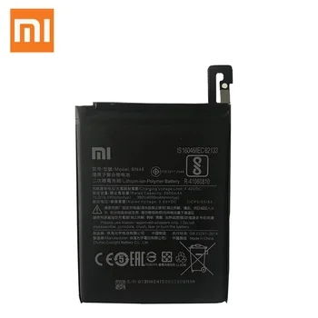 Original Bateria do Telefone para Redmi Nota 6 Pro Bateria Xiaomi redmi Nota 6 Pro BN48 Pilhas de arroz-Vermelho Note6 Pro bateria Bateria