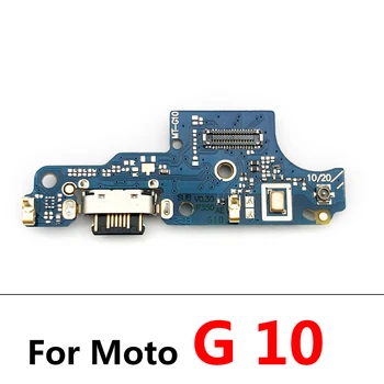 Novo Carregamento USB Conector de Porta Placa Com Microfone Microfone cabo do Cabo flexível Para Moto Pro G G9 Poder G Jogar G30 G10 E7 Poder G9 Plus