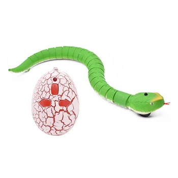 Crianças de Brincadeira Brinquedos com Bateria Interessante Cobra de Controle Remoto Infravermelho Ovo de Cascavel Animal Suprimentos