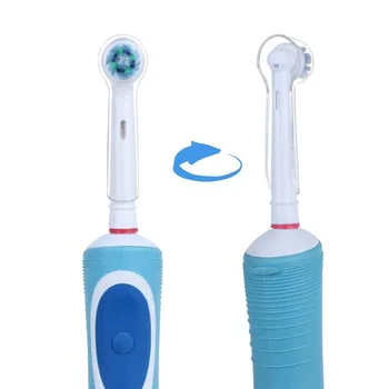 4pcs de Substituição para a Oral B Escova de dentes Elétrica Poeira Tampa da Cabeça da Escova de Viagens de Protecção de Caso