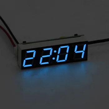 2021 Novo Carro, Relógio Digital, indicador de Temperatura Eletrônico Termômetro Relógio Automático do Relógio Eletrônico LED de luz de fundo do Mostrador Digital