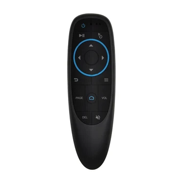 G10S Inteligente de Voz, Controle de Mouse Aéreo com Giroscópio de Detecção de Mini sem Fio Smart Remoto luminoso Para uma caixa de tv Android PC