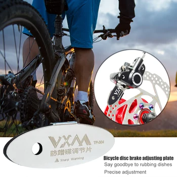 Acessórios de ciclismo MTB Freio a Disco Pad Ferramenta de Ajuste de Bicicleta Rotor Espaçador Alinhamento Kit de Reparação de Peças de Bicicleta Bicicleta Acessório