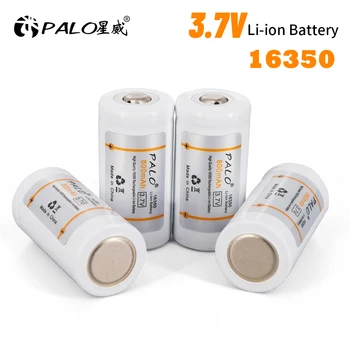3,7 V Lítio Li-ion 16340 16350 Bateria Recarregável 800mAh CR123A CR17345 Pilhas para Lanterna LED Arlo Câmera de Segurança L70