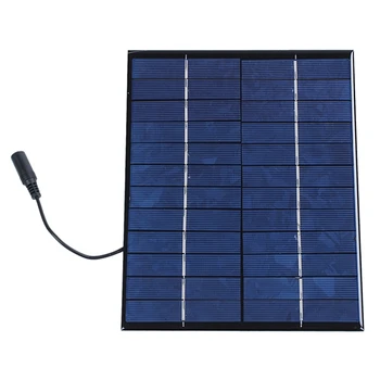 12V 5,2 W Mini Painel Solar Policristalino de Células Solares de Silício Epóxi Solar DIY Módulo do Sistema Carregador de Bateria + DC de saída