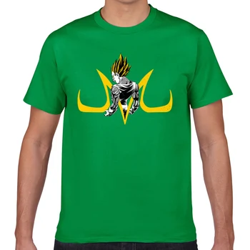 Tops, T-Shirt dos Homens majin vegeta Engraçado Harajuku Geek de Algodão Masculino Camiseta XXXL