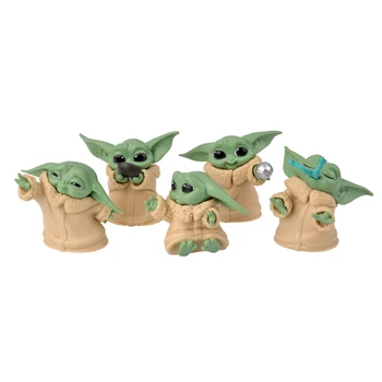 Venda Quente Genuíno Star Wars Bebê Yoda Ação De Plástico De Brinquedo De Menino O Melhor Presente De Aniversário