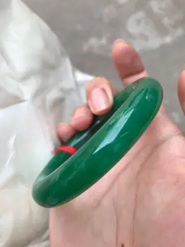 De Myanmar Uma marca top verde natural jade pulseira de mulheres da jade pulseira jadeite jóias de jade