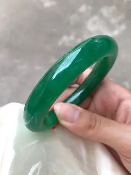 De Myanmar Uma marca top verde natural jade pulseira de mulheres da jade pulseira jadeite jóias de jade