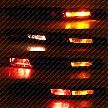 Carro pára-choques Traseiro, Luz da Cauda Inversa Lâmpada Vermelha Com lâmpadas Para Audi Q3 2016 2017 2018 8U0945096B 8U0945095B 8UD945095B 8UD945096B