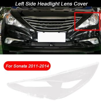 Para Hyundai Sonata 2011 A do Carro da Frente do Lado do Farol de Lente Clara Cobrir a Cabeça da Lâmpada da Luz do Abajur Shell