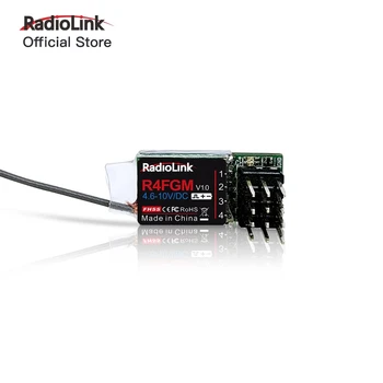 Radiolink R4FGM 4 Canais RC Giroscópio Mini Receptor para Carros RC e Barcos Funciona com o Controlador de RC4GS V2/RC6GS V2/T8FB/T8S