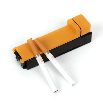 8mm Manual de Plástico Tabaco Máquina de Rolamento de Rolos Ajustáveis Push-pull Cigarro Maker para Rolar para de Fumar Tabaco Acessórios