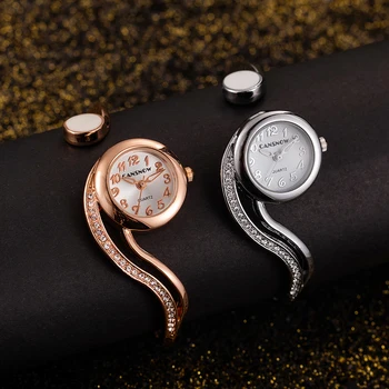 Pulseira Relógio luxo para Mulheres Pequenas de Discagem do cristal de rocha Ultra-fina de Aço Inoxidável, Pulseira de Moda Relógio relógio feminino 2021