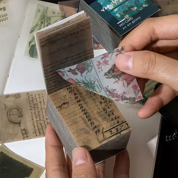 366pcs Vintage História Kraft, Papel de Scrapbooking Etiquetas/Cartão de Fazer/Planta Diário de Projeto DIY Diário de Decoração LOMO Cartões