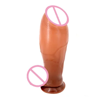 GaGu De Produtos Do Sexo Inflável Vibrador Bomba Big Butt Plug Pênis Realístico Grande Macio Vibrador Com Ventosa Enorme Sexo Adulto Brinquedos Para As Mulheres