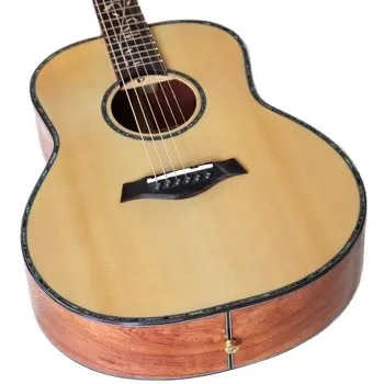Total de Madeira maciça Violão de 36 Polegadas (6 Cordas de Guitarra Folk Guitar Blackwood-bubinga Traseira E Lateral Com a Guitarra Clássica de Cabeça