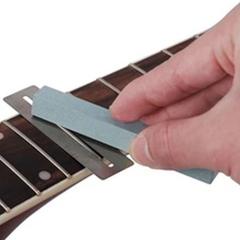 Traste Portátil Instrumentos De Corda De Guitarra De Luthier Ergonômico Coroação Durável Presente Reparos De Polimento Ferramenta De Moagem Kit