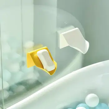 Casa De Banho De Sabão Caixa De Parede Adesivo Auto-Saboneteira Armazenamento De Banho Casa De Banho Saboneteira Caso, As Fontes Do Banheiro Gadgets