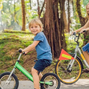 Moto De Segurança Bandeira De Ciclismo De Segurança Pennant Para Adultos E Crianças Ao Ar Livre De Equitação