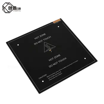 235*235*3.0 mm Impressora 3D de Peças de 1PCS preto MK3 é o foco mais recente de Alumínio aquecido cama Quente cama de Suporte 24V 220W 235*235*3.0 mm