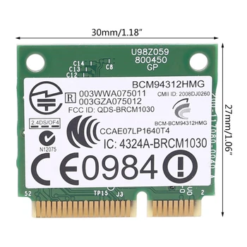 BCM94312HMG Metade Mini PCI-E da Placa de rede Wireless para 4410S 4411S 4510S 4710S 4415S 4416S CQ510 CQ515