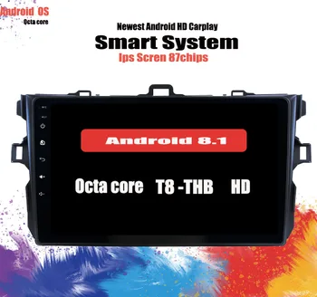 2 din TDA7851 Android 10.0 leitor de dvd do carro de gps para Toyota Corolla 2007 2008 2009 2010 2011 9